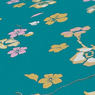 Livingwalls House of Turnowsky - Turquoise - Floral - 389072