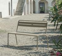 EMU Star tuinbank met arm taupe - thumbnail