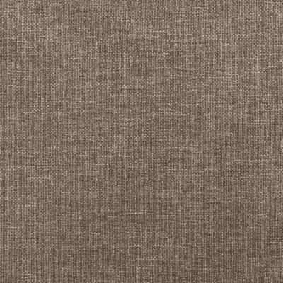 Hoofdbord LED 144x5x118/128 cm stof taupe - thumbnail
