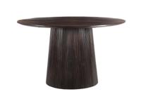 Sohome Ronde Eettafel 'Olav' Mangohout, 130cm, kleur Walnoot - thumbnail