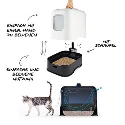 Rotho biala kattenbak blauw - thumbnail