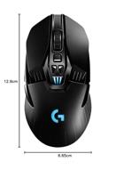 Logitech Gaming G903 Lightspeed Gaming-muis Radiografisch Optisch Zwart 11 Toetsen 16000 dpi Verlicht, Oplaadbaar, Wireless Charging, Gewichtsreductie - thumbnail