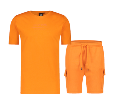 24 Uomo Polyester Zomerset Cargo Oranje - Maat XS - Kleur: Oranje | Soccerfanshop