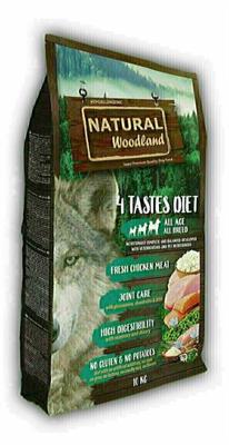NATURAL WOODLAND 4 TASTES DIET 10KG NATURAL WOODLAND 4 TASTES DIET 10KG