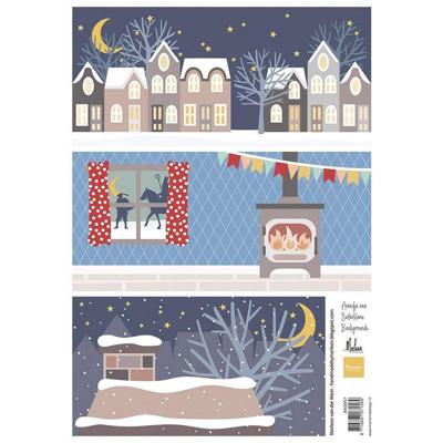 Marianne Design • knipvel "avondje van sinterklaas" by marleen