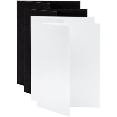 V-Flat World Tabletop V-Flats - Small (12Â€'X18'') 2X White 2X Black