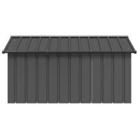 Hondenhok 116,5x153x81,5 cm gegalvaniseerd staal antracietkleur - thumbnail