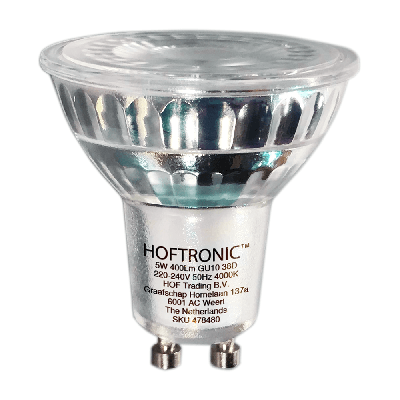 Set van 25 LED GU10 Spots - Dimbaar - 4 Watt 345 Lumen - 4000K neutraal wit - Glas - Vervangt 50 Watt - GU10 fitting - LED Reflector - Universele fitting Set van 25 LED GU10 Spots - Dimbaar - 4 Watt 345 Lumen - 4000K neutraal wit - Glas - Vervangt 50 Watt - GU10 fitting - LED Reflector - Universele fitting