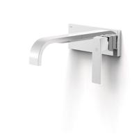 Wastafelmengkraan Inbouw Tres Slim Exclusive Gebogen Uitloop en Lange Hendel Chroom - thumbnail