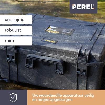 Harde trolley koffer 604 x 473 x 283 mm met plukschuim Velleman - Velleman