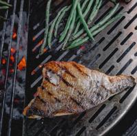 Half Moon SS Cooking Grate - Classic Joe BBQ Kamado Joe - Kamado joe - thumbnail