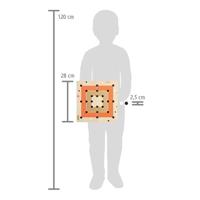 Small Foot houten solitaire en molenspel gouden editie - thumbnail