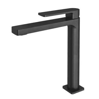 Wastafelkraan Hotbath Gal Hoog 28.3 cm Geborsteld Gunmetal PVD Wastafelkraan Hotbath Gal Hoog 28.3 cm Geborsteld Gunmetal PVD
