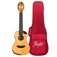 Flight Princess Series Victoria Soundwave Concert elektrisch-akoestische ukelele met ingebouwde effecten - thumbnail