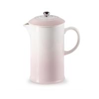 LE CREUSET - Aardewerk - Koffiepot met pers 0,80l Shell Pink - thumbnail