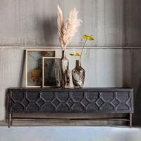 WOOOD TV-meubel 'Bequest' 160cm, kleur Zwart - thumbnail