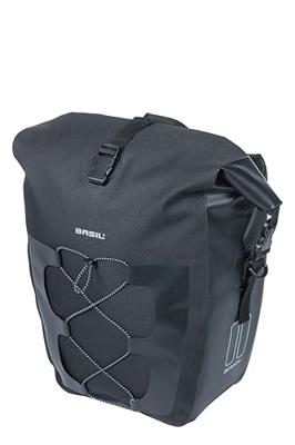 Enkele fietstas Basil Navigator Waterproof MIK 22 liter - 19 x 27 x 41 cm - zwart