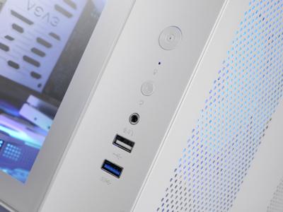 ATX Semi-toren BehuizingMars Gaming MCVONEW Wit