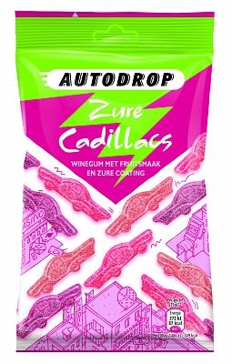 Autodrop Bekkentrekkend zure cadillacs snackpack 85 Gram