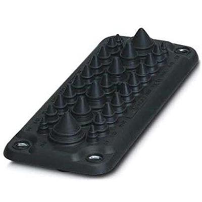 Phoenix Contact 1415237 Kabelinvoerplaat TPE (geurloos rubbermengsel), SEBS, Plaatstaal Zwart 1 stuk(s)