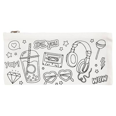 Creativ Company Etui, afm 11x23 cm, 210 gr, wit, 1 stuk - thumbnail