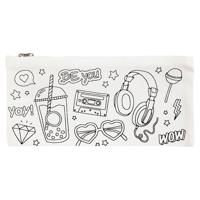 Creativ Company Etui, afm 11x23 cm, 210 gr, wit, 1 stuk - thumbnail