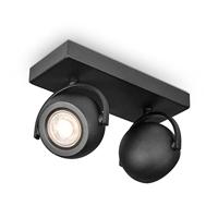 Light depot - LED opbouwspot Nop 2l - zwart - Outlet - thumbnail