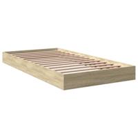 Bedframe zonder matras hout sonoma eikenkleurig 100x200 cm - thumbnail