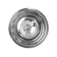 Plieger Inbouwwastafel Gepolijst Rimini Met Afvoerplug RVS - thumbnail