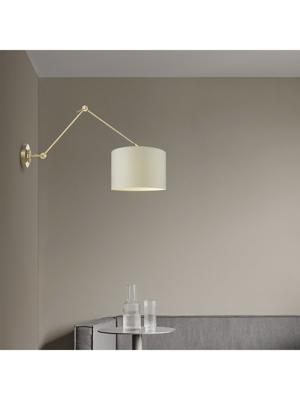 Klassieke wandlamp Shift voor lampenkap, 70-70-32cm, Messing, wandlamp met-verstelbare-arm-van, Metaal, geschikt-voor-E27-LED-lichtbron, voor-lampenkap-met-doorsnede-max., 20cm Klassieke wandlamp Shift voor lampenkap, 70-70-32cm, Messing, wandlamp met-verstelbare-arm-van, Metaal, geschikt-voor-E27-LED-lichtbron, voor-lampenkap-met-doorsnede-max., 20cm