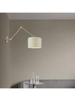 Klassieke wandlamp Shift voor lampenkap, 70-70-32cm, Messing, wandlamp met-verstelbare-arm-van, Metaal, geschikt-voor-E27-LED-lichtbron, voor-lampenkap-met-doorsnede-max., 20cm - thumbnail