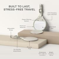 Satechi FindAll vegan-lederen baggage tag met FindMy - Sand - thumbnail
