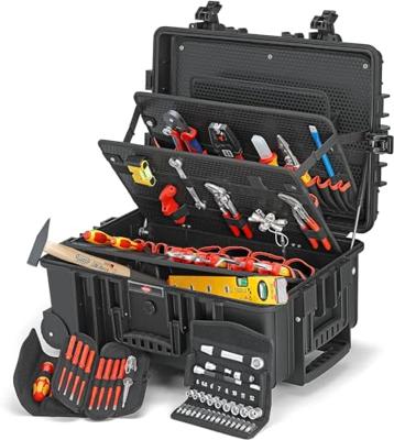 Knipex gereedschapskoffer | 63-delig | koffer van slagvast polypropyleen | voor elektriciens | 1 stuk - 00 21 37 Knipex gereedschapskoffer | 63-delig | koffer van slagvast polypropyleen | voor elektriciens | 1 stuk - 00 21 37