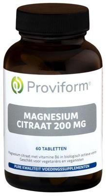 Magnesium citraat 200 mg & B6 60 Tabletten