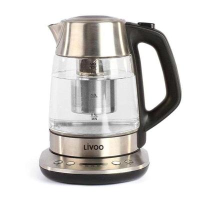 LIVOO DOD165 Theepot - Waterkoker - snoerloos - Grijs