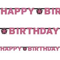 Happy Birthday Letterslinger Sparkling Pink - thumbnail