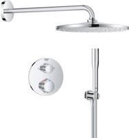 GROHE Precision Thermostat Perfect shower set met Vitalio Rain Mono 310 Chroom - thumbnail
