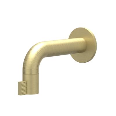 Fonteinkraan IVY Tribe Wand Met Schuimstraalmond Geborsteld Mat Goud PVD Fonteinkraan IVY Tribe Wand Met Schuimstraalmond Geborsteld Mat Goud PVD