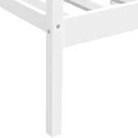 Bedframe massief grenenhout wit 90x200 cm - thumbnail