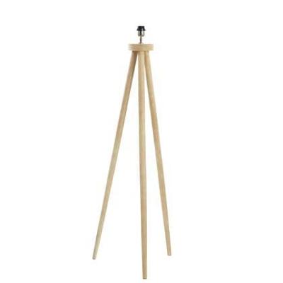Light & Living Vloerlamp 'Ilias' Mangohout, 122cm, kleur Naturel (excl. kap)