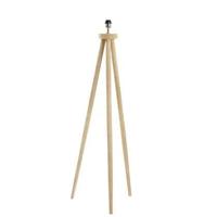 Light & Living Vloerlamp 'Ilias' Mangohout, 122cm, kleur Naturel (excl. kap) - thumbnail