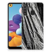 Bumper Hoesje Samsung Galaxy A21 Boomschors Grijs - thumbnail