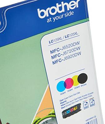 Brother inktcartridge, 2.400 pagina&apos;s, OEM LC-129XLVALBPDR, 4 kleuren