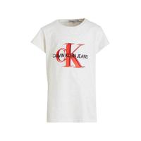 CALVIN KLEIN JEANS T-shirt van biologisch katoen wit/rood/zwart - thumbnail