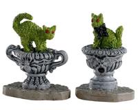 Lemax haunted topiary s/2 accessoire Spooky Town 2020 - thumbnail