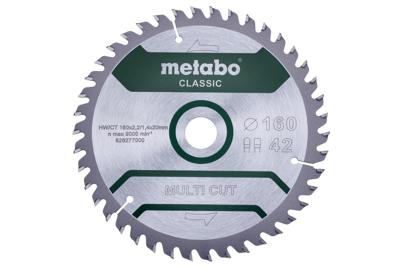 Metabo Accessoires Cirkelzaagblad | "Multi Cut Classic" | 254x30mm | Z60 FZ/TZ 5°neg - 628285000