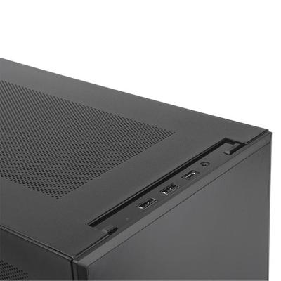 Silverstone SST-SG17B computerbehuizing kubus Zwart