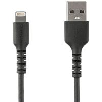 StarTech.com Premium USB-A naar Lightning Kabel 1m Zwart - USB Type A naar Lightning Charge & Sync Oplaadkabel - Verstevigd met Aramide Vezels - Apple MFi Cert. - iPad Air iPhone12 (RUSBLTMM1MB) - thumbnail
