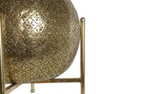 Kaarshouder Home ESPRIT Gouden Metaal Kristal 29 x 29 x 26,5 cm - thumbnail