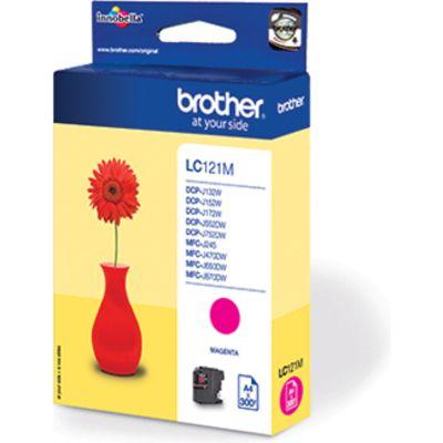 Brother inktcartridge, 300 pagina's, OEM LC-121M, magenta Brother inktcartridge, 300 pagina's, OEM LC-121M, magenta